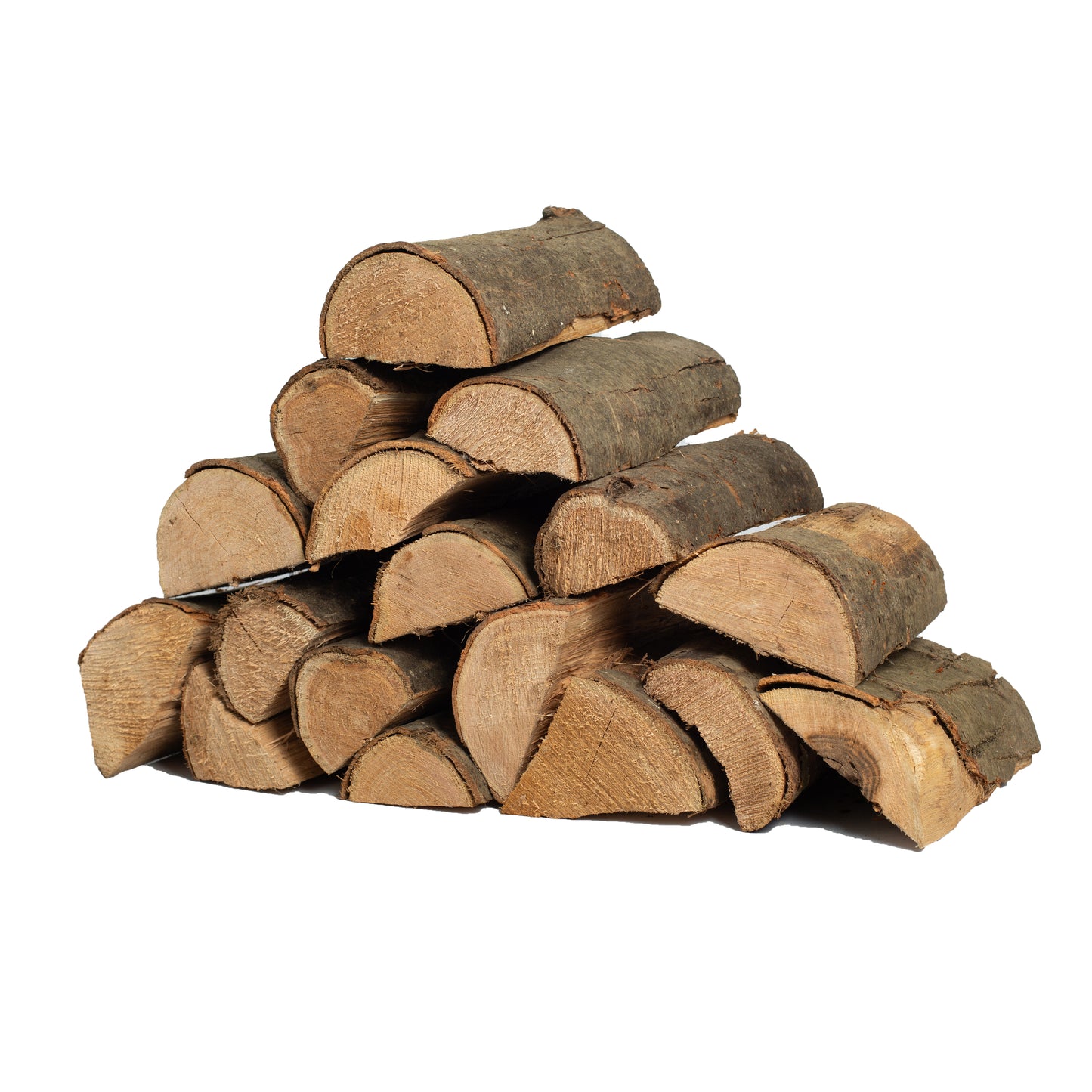 Legna da ardere di quercia rossa essiccata al forno 45 litri - lunghezza del tronco ca. 25 cm - contenuto di umidità del legno inferiore al 18% - perfetta per forni, caminetti, griglie, bracieri, falò.