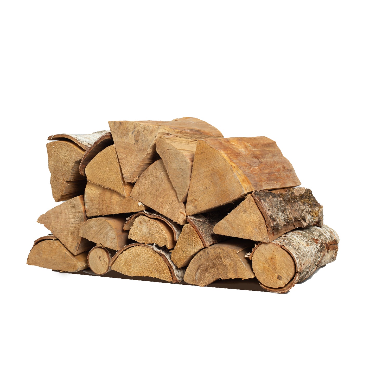 Legna da ardere di betulla essiccata al forno 45 litri - lunghezza del tronco ca. 25 cm - umidità del legno inferiore al 15% - perfetta per forni, caminetti, griglie, bracieri, falò.