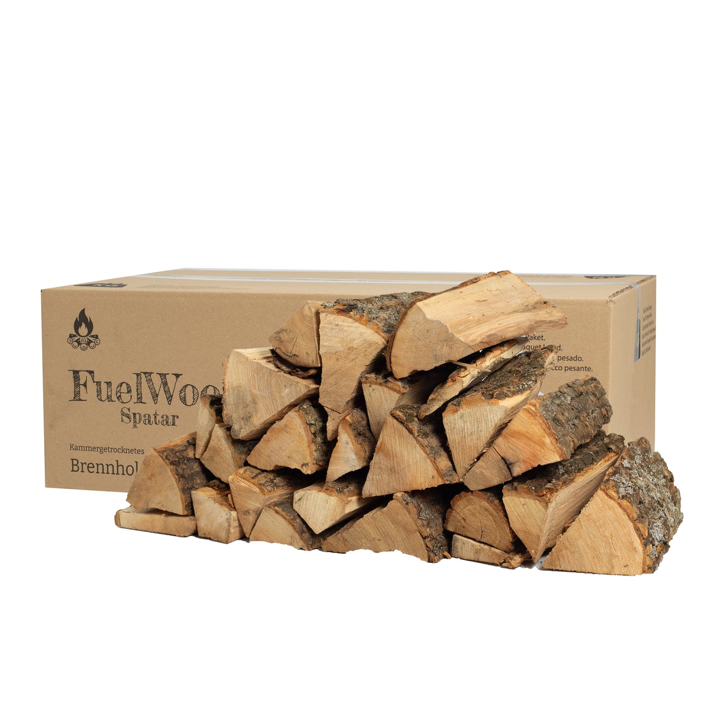 Legna da ardere di rovere essiccata al forno 45 litri - lunghezza del tronco ca. 25 cm - contenuto di umidità del legno inferiore al 18% - perfetta per forni, caminetti, griglie, bracieri, falò.