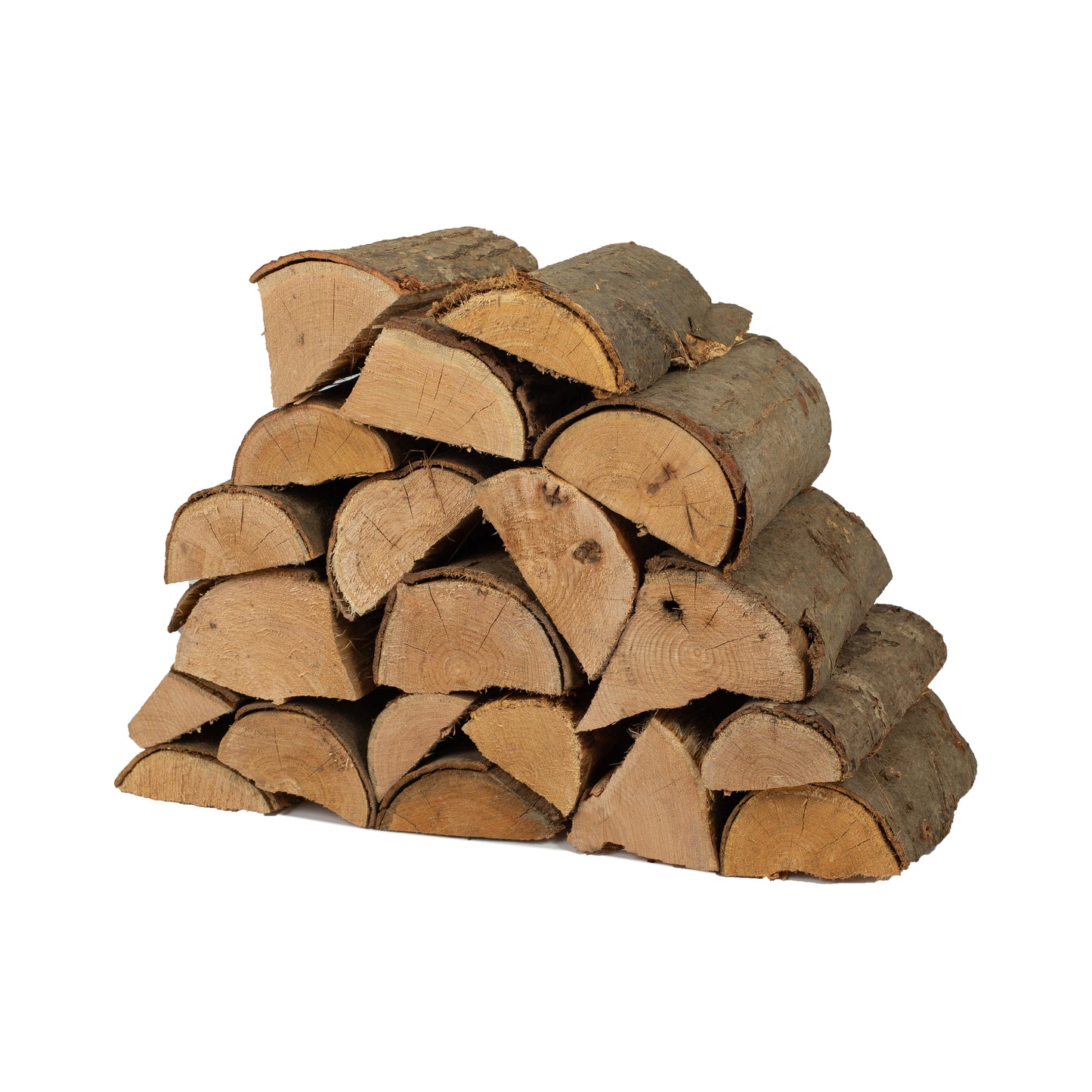 Kiln dried red oak firewood 60 liters - log length approx. 25cm - wood moisture below 18% - perfect for oven, fireplace, grill, fire bowls, campfire